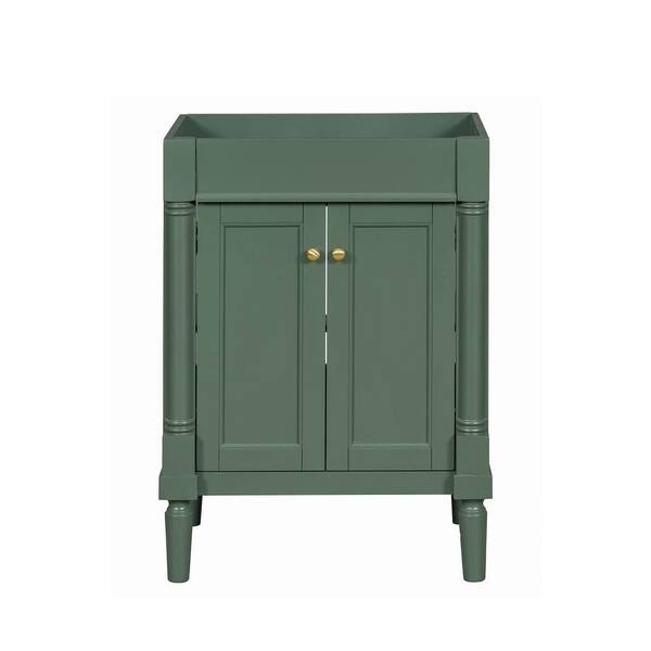 Staykiwi 24 in. Bath Vanity Cabinet without Top in Green Unassembled SKMRSVB17-24GRN - The Home ...