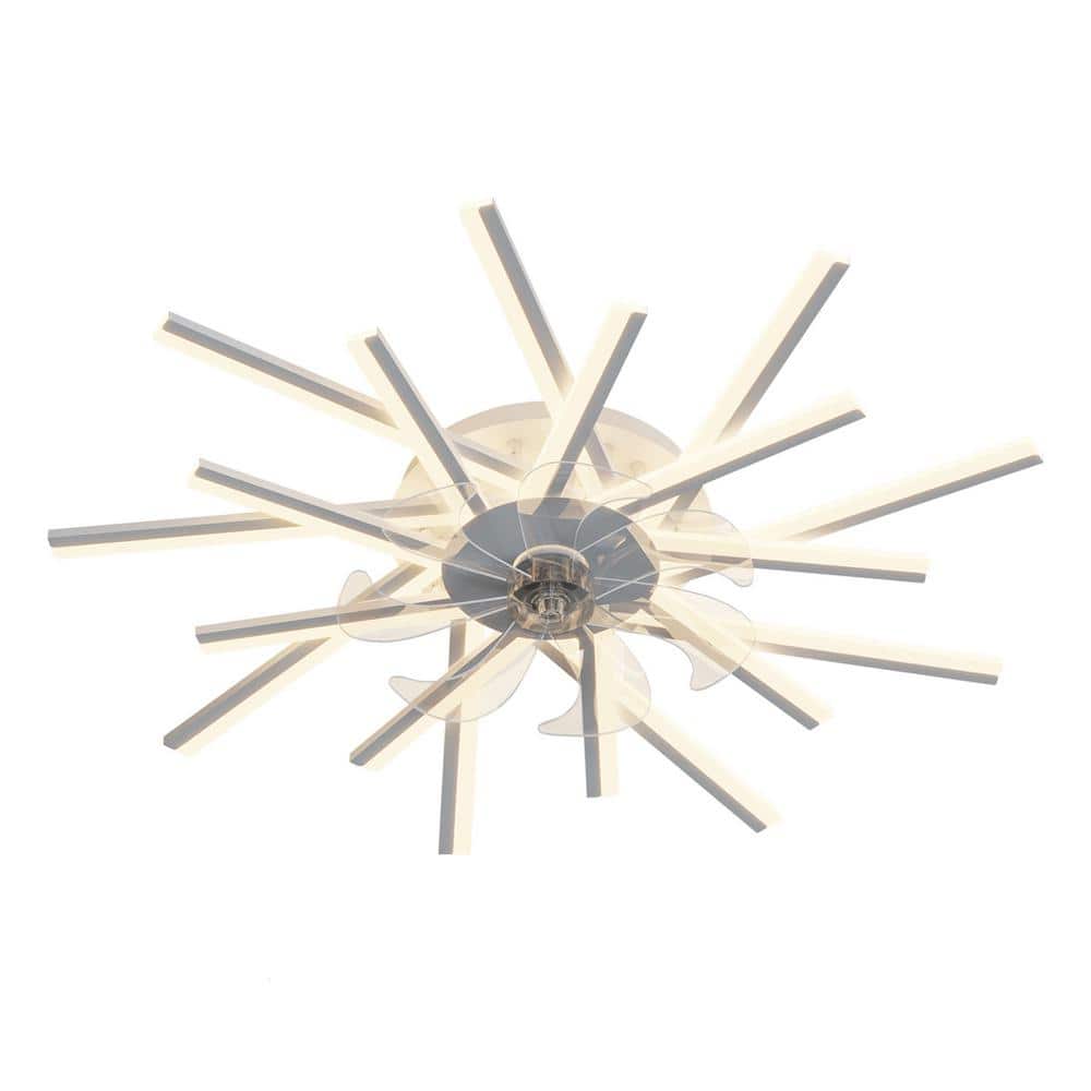 36 in. Smart Indoor White Ceiling Fan with Integrated LED with Remote Control price history on PriceWatchPro