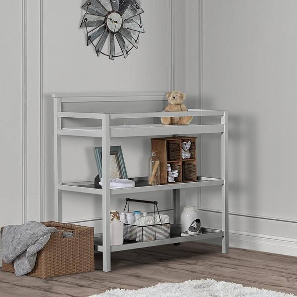 pebble grey changing table