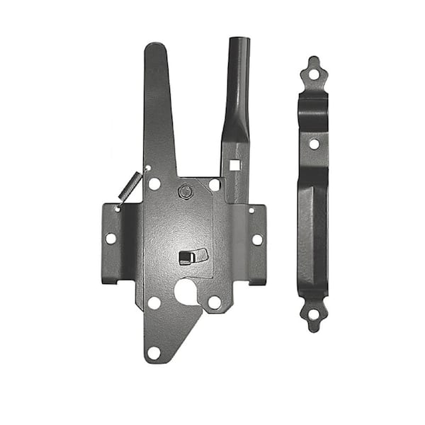 NUVO IRON Deluxe Traditional Post Latch with Ultimate Handle (Hardware Included)