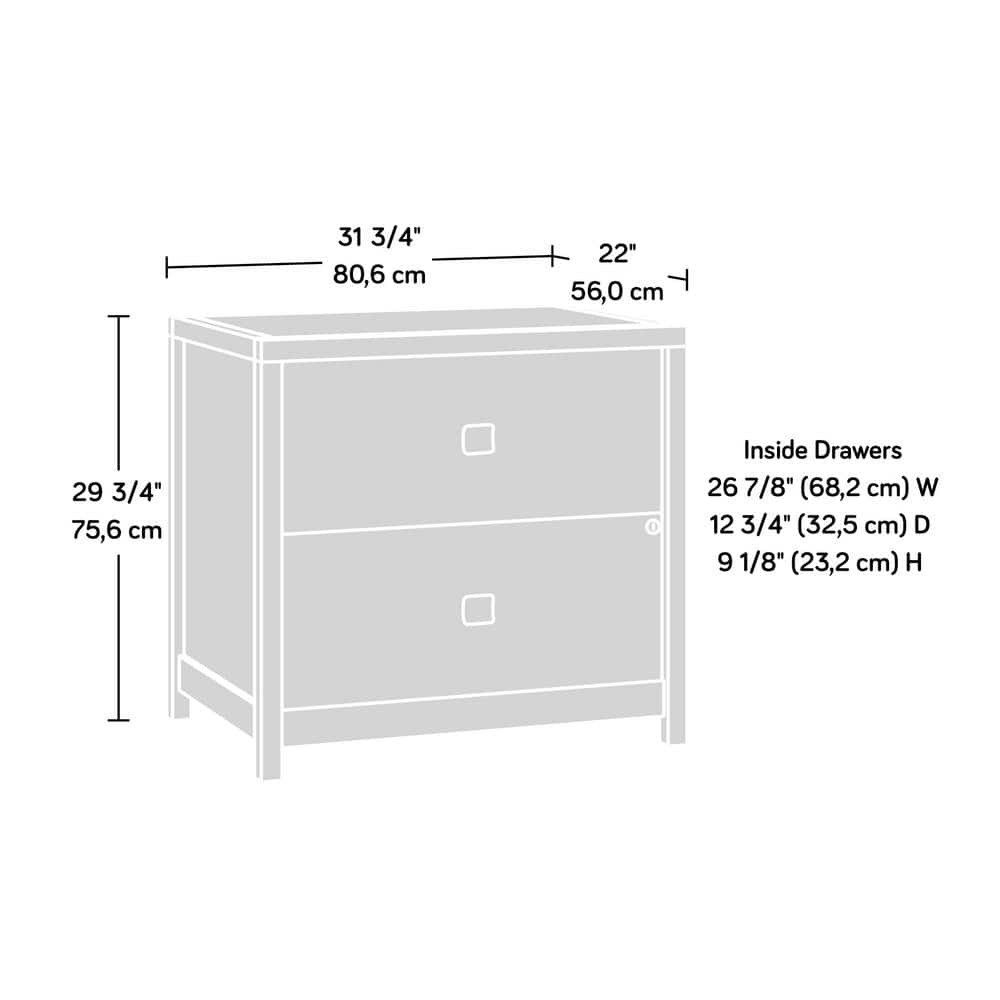 Sindoori Mango 2-Drawer Lockable Lateral File Cabinet