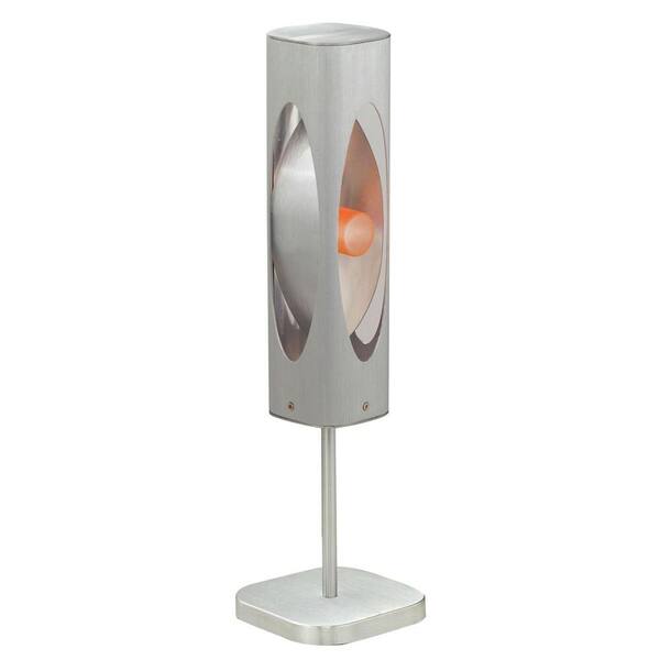 EGLO Caiman 20 in. Brushed Aluminum Table Lamp