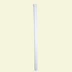 54 in. White T-Post Safety Sleeve with cap ( 25-Pack)