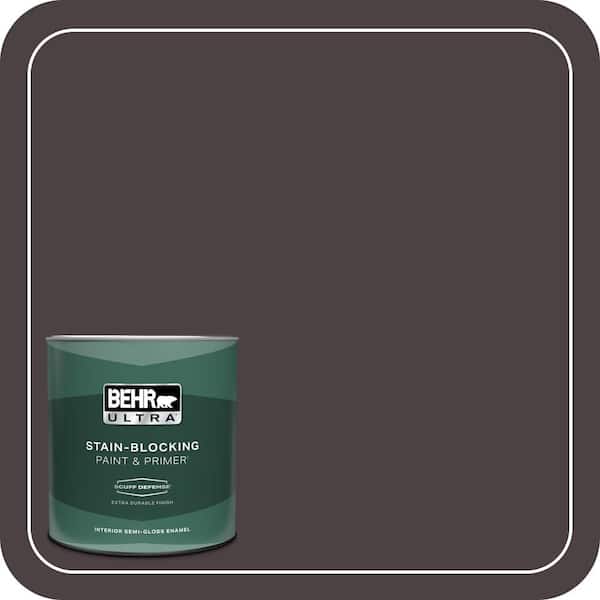 BEHR ULTRA 1 qt. Home Decorators Collection #HDC-AC-26 Sarsaparilla Extra Durable Semi-Gloss Enamel Interior Paint & Primer