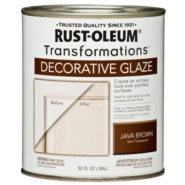 Rust-Oleum Transformations 1-qt. Java Brown Cabinet Decorative Glaze (Case of 2)