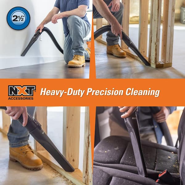 2-1/2 in. MAX2502 NXT Max Locking Crevice Tool Accessory Shop Vacuum Attachment for RIDGID NXT Wet Dry Vacs