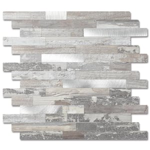 Marble Collection Light Rustic 12 in. x 12 in. PVC Peel and Stick Tile (5 sq. ft./5-Sheets)