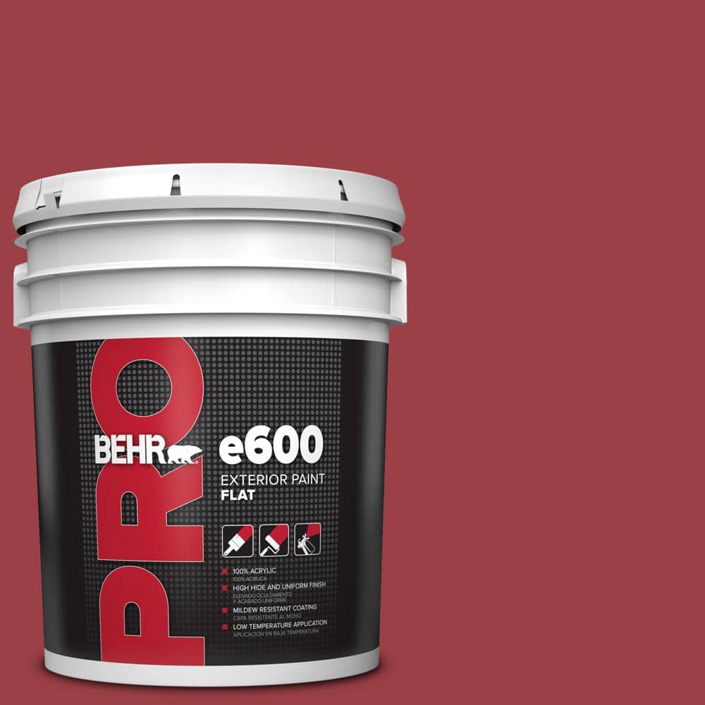 5 gal. #QE-06 Reddest Red Flat Exterior Paint price history on PriceWatchPro