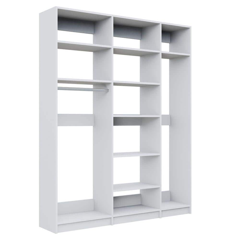MODULAR CLOSETS Alto Laundry Room 70.5 in. W White Medium Hang