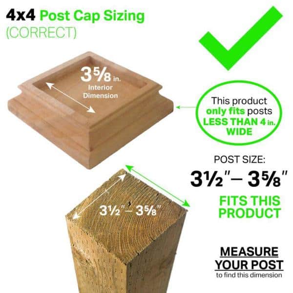 QUALITY FLAT FENCE POST CAPS 5" x 4" x 1"  TANALISED~TO SUIT 4" x 3" POSTS.. 