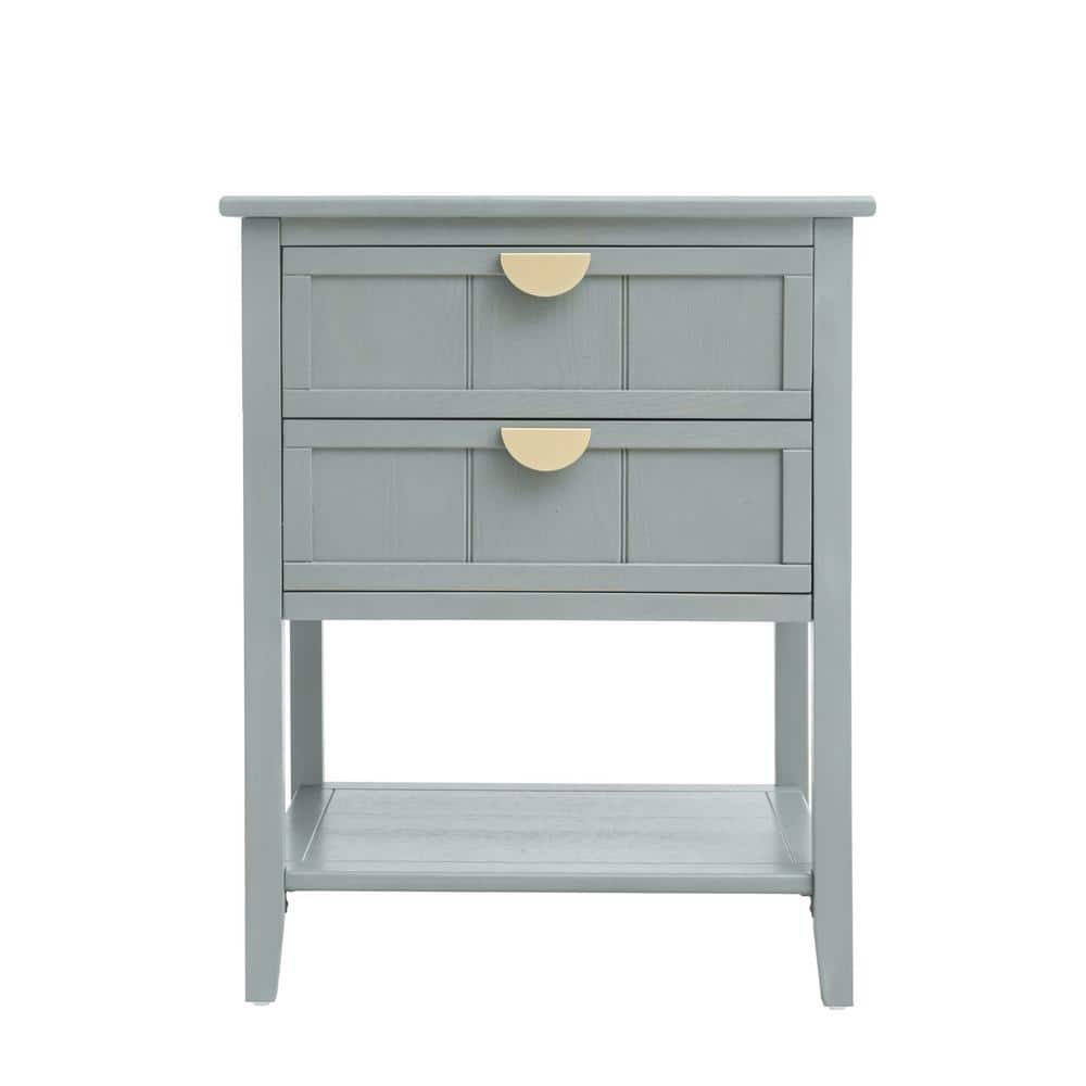 Bnuina 22.05 in. W x 15.75 in. D x 28.55 in. H Gray FreeStanding Linen