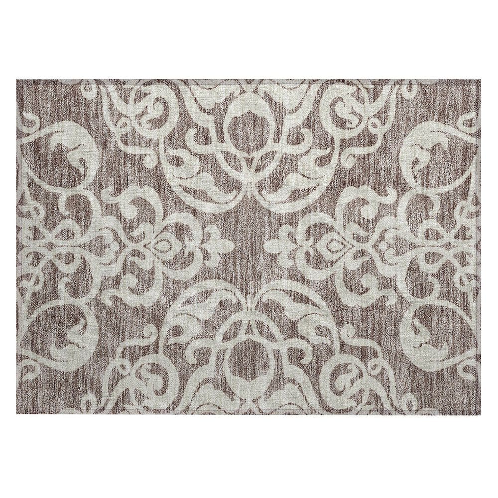 Chantille Machine Washable Indoor/Outdoor Abstract ACN973 Taupe 1 ft. 8 in. x 2 ft. 6 in. Area Rug price history on PriceWatchPro