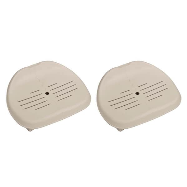 Intex Removable Slip-Resistant Seat for Inflatable Pure Spa Hot Tub Pool (2-Pack)