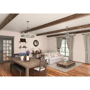 Hartland 52 in. LED Indoor Matte Silver Ceiling Fan with Light Kit