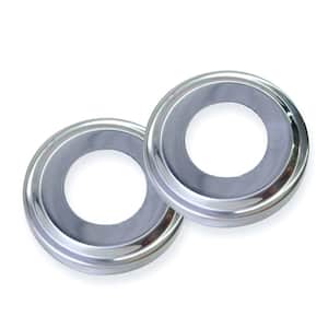 Stainless Steel Escutcheons for Pool Handrail Pair