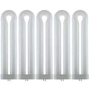 12 in. 40-Watt T10 U-Bent Ful Fluorescent Tube CFL Light Bulb Black Light (5-Pack)