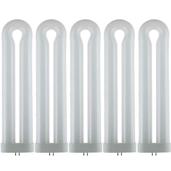 Sunlite 12 in. 40-Watt T10 U-Bent Ful Fluorescent Tube CFL Light Bulb Black Light (5-Pack)