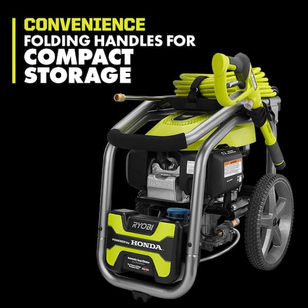 RYOBI 3300 PSI 2.5 GPM Cold Water Gas Pressure Washer with Honda GCV200 Engine RY803325A The Home Depot