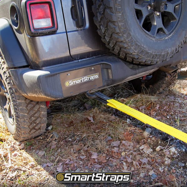 MAIKEHIGH Tow Rope 5M X 5cm,10 Ton (22,000 Lbs) Off-Road Recovery Tow Strap With 2 Anti-Proof Gloves, 2 Reinforced Shackles
