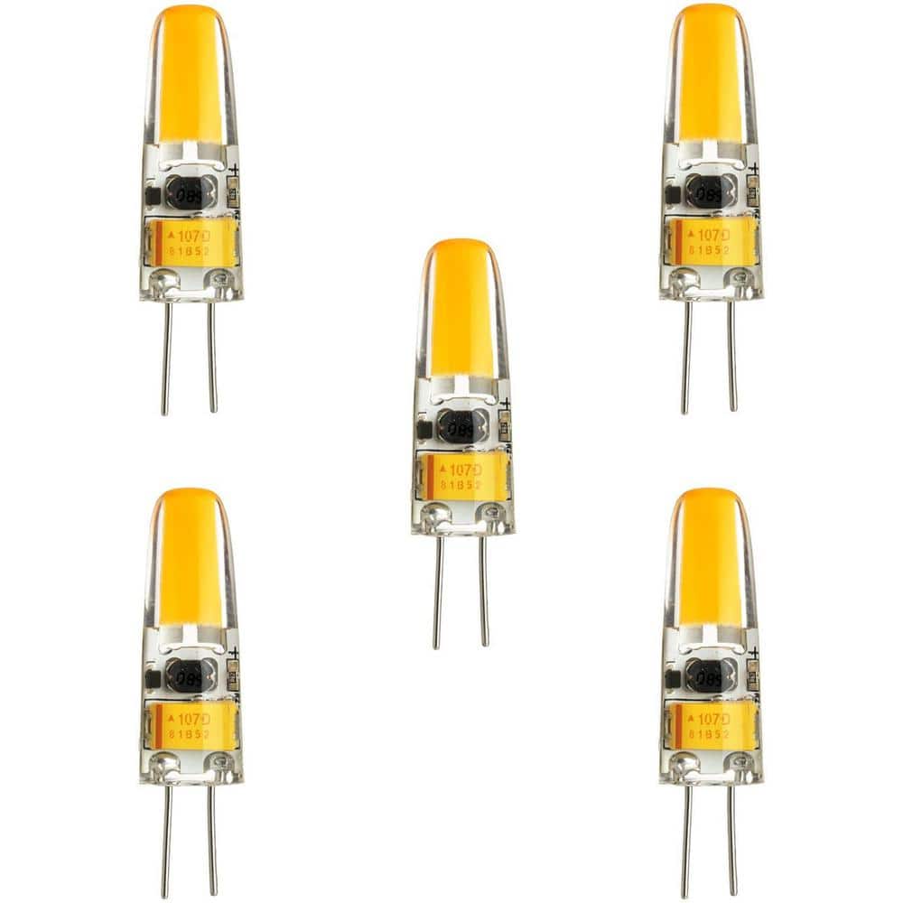 Sunlite 25-Watt Equivalent G4 Energy Dimmable Bi-Pin LED Light Bulb in Warm White 3000K (5-Pack) HD03254-5 - The Home Depot