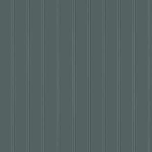 Teal Green Beadboard Vinyl Peel and Stick Removable Wallpaper, 28 sq. ft.