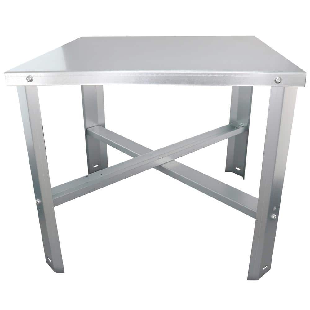 21 in. Galvanized Steel Water Heater Stand