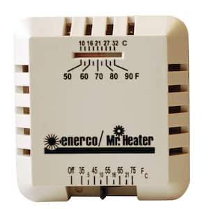 24 Volt Analog Thermostat in Tan