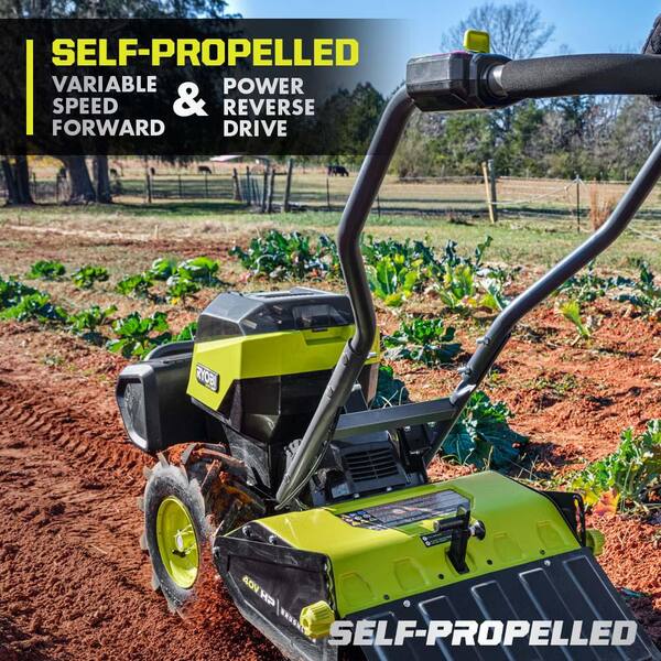 ryobi battery operated tiller