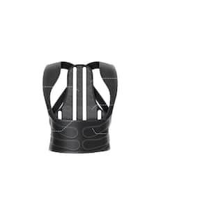 Small Brace Posture Corrector Shoulder Straightener, Adjustable Full Back Support in Black