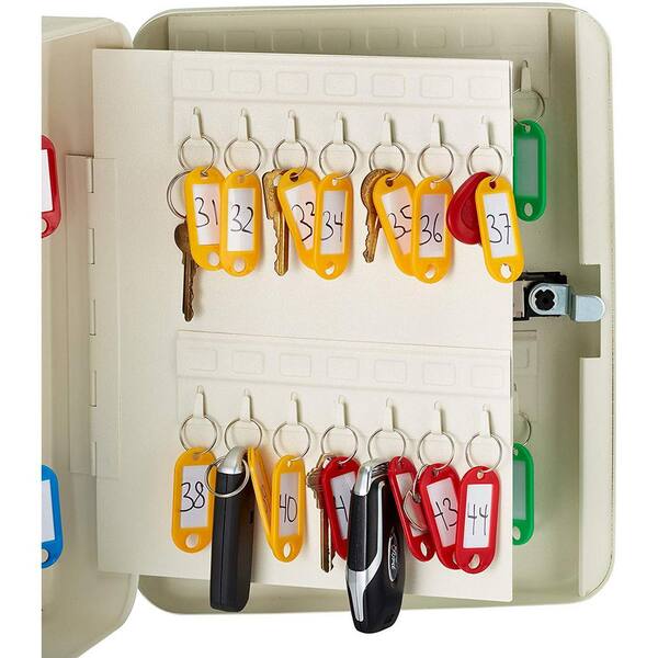 Steel Key Lock Box AdirOffice 30-Key Security Cabinet – Combination ...