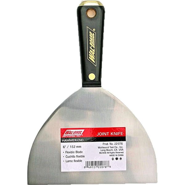 Wal-Board Tools 4 in. Hammer-End Joint Knife