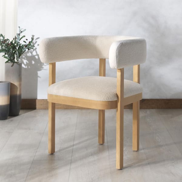 SAFAVIEH Trystan Ivory/Natural 18.5 in. Wood Dining Chair