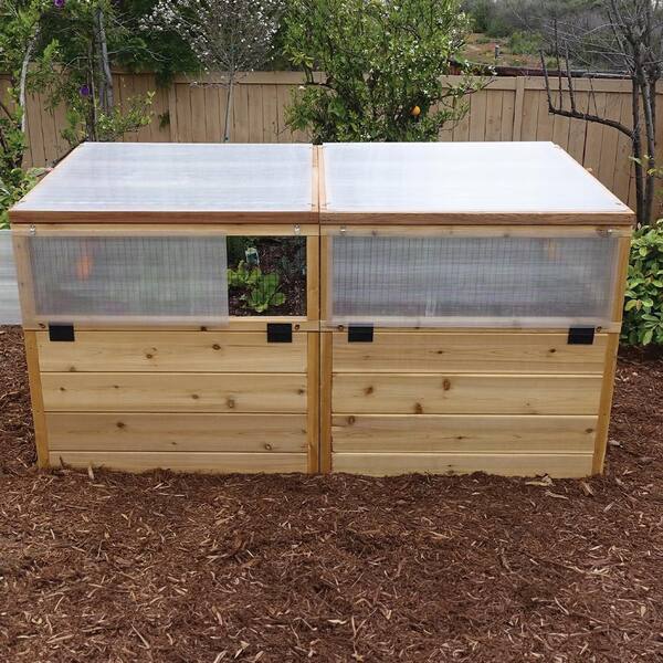 6 ft. x 3 ft. Garden in a Box with Greenhouse Kit