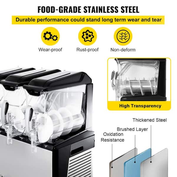 110V Slushy Machine/Margarita Frozen Drink Maker /Stainless Steel