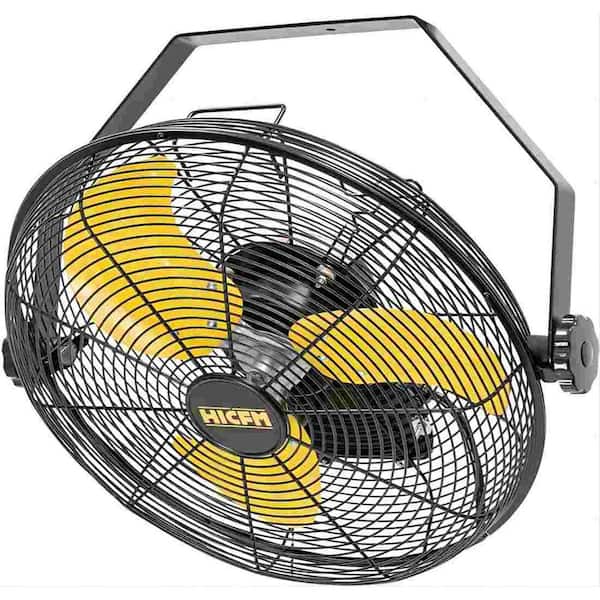 Deeshe 2600 CFM 14 in. Outdoor High Velocity Wall Mounted Fan with IP44 Enclosure Motor, Sealed Control Box, 9 ft. Cord