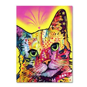 18 in. x 24 in. Tilt Cat Canvas Art