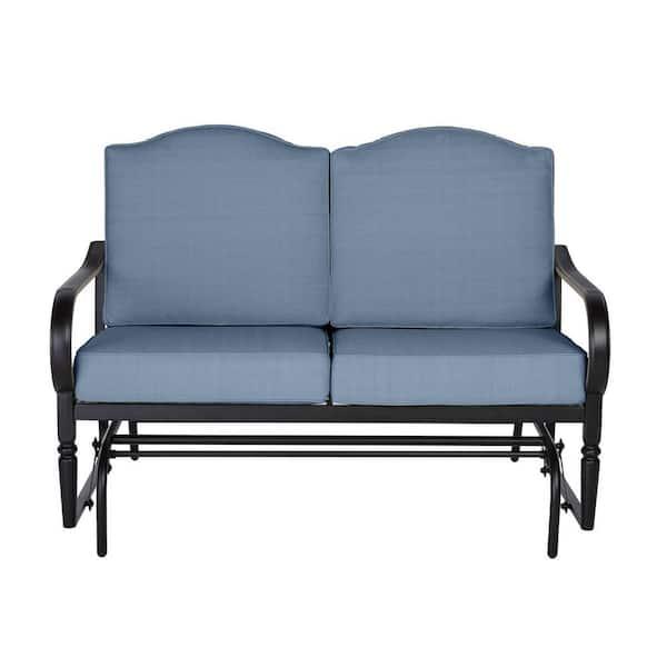 hampton bay glider loveseat