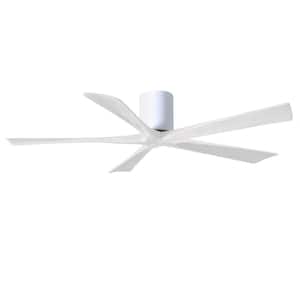 Irene-5H 60 in. Indoor/Outdoor Gloss White Ceiling Fan