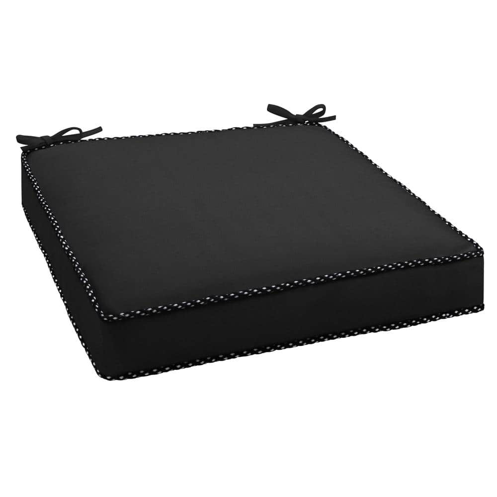 20 in. x 20 in. x 3 in. Indoor/Outdoor Braided Cord Cushion in Sunbrella Ca