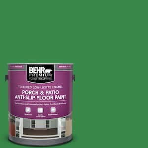 1 gal. #P400-7 Paradise of Greenery Textured Low-Lustre Enamel Interior/Exterior Porch and Patio Anti-Slip Floor Paint