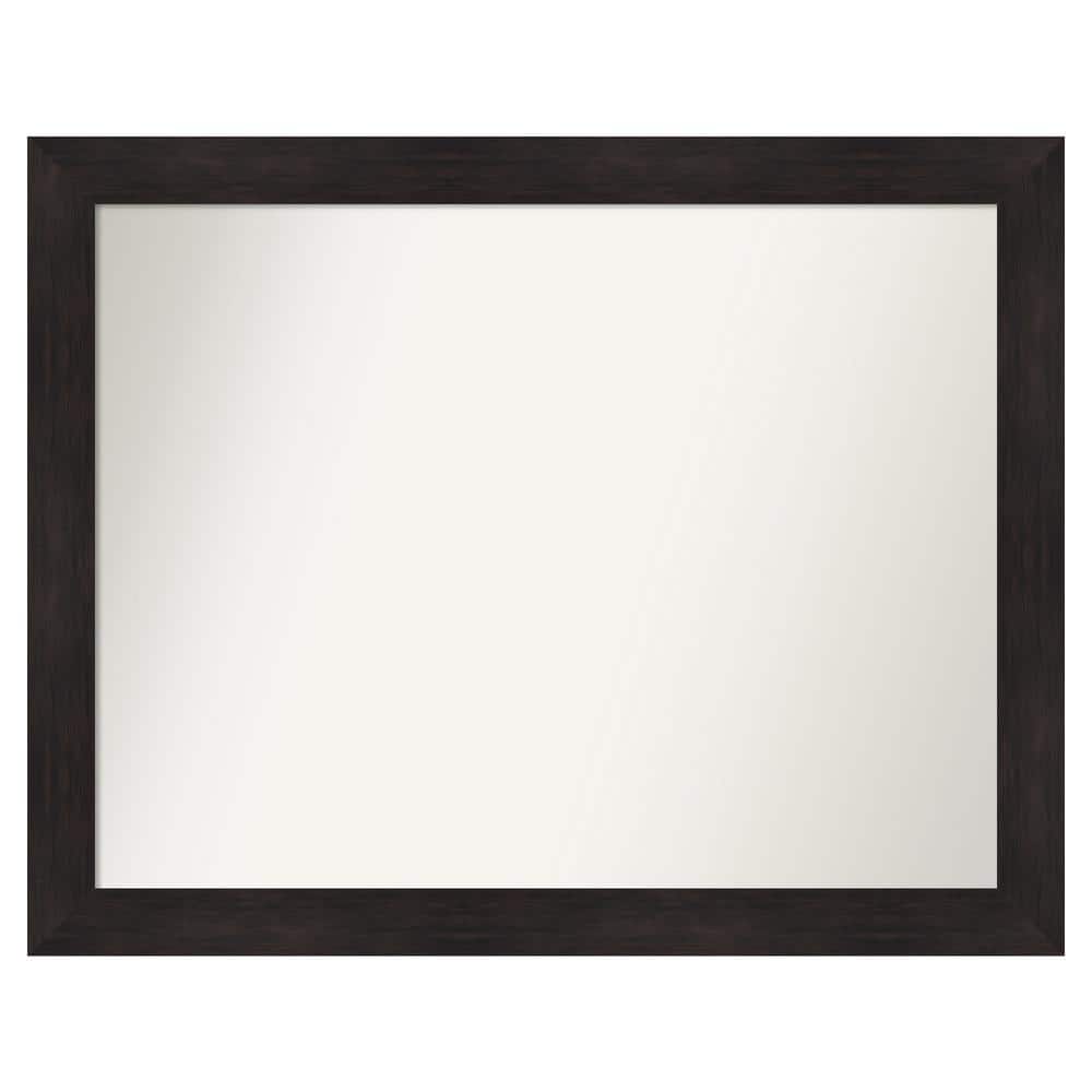 Furniture Espresso 47.75 in. x 37.75 in. Custom Non-Beveled Satin Recycled Polystyrene Bathroom Vanity Wall Mirror price history on PriceWatchPro