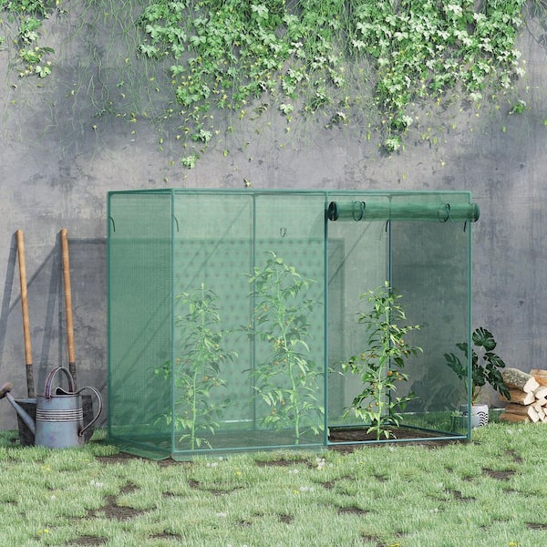 Sudzendf 6 ft. x 3 ft. Green Grow Tent, Plant Protection Tent with Zippered Doors for Vegetable Garden, Backyard
