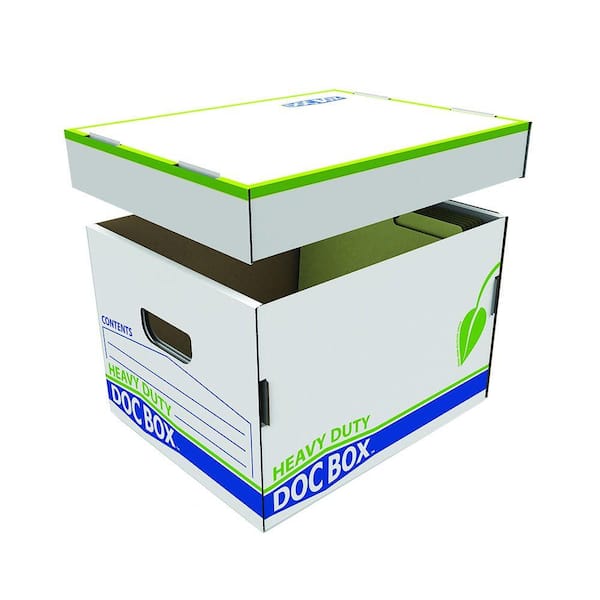 Bankers Box Heavy Duty Plastic File Storage