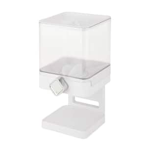 Compact Edition Single Dry Food Dispenser in White