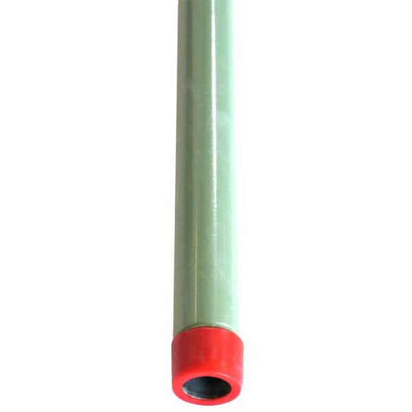 VPC 3/4 in. x 10 ft. Green Steel Wrapped Pipe
