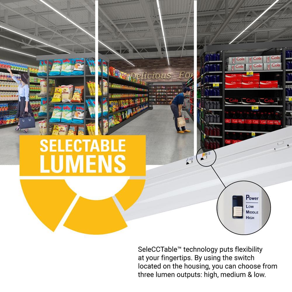 48" White Frosted LED Strip Light with Dimmable Feature