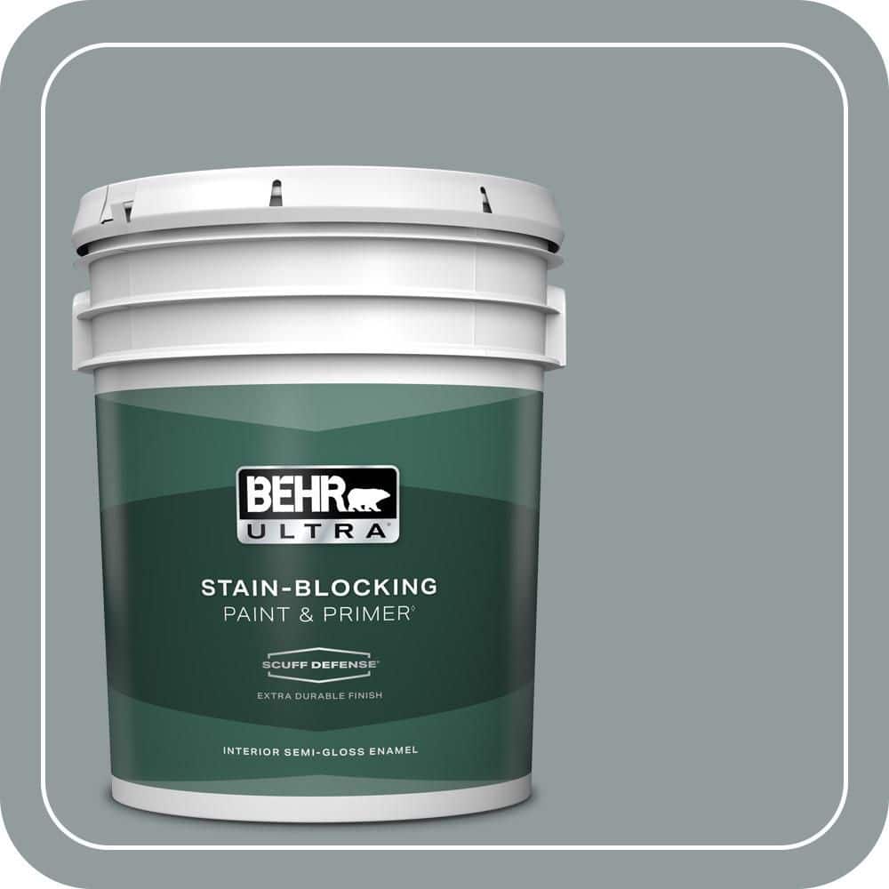 5 gal. #720F-4 Stone Fence Extra Durable Semi-Gloss Enamel Interior Paint & Primer price history on PriceWatchPro