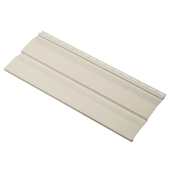 Ply Gem Take Home Sample Transformations Double 4.5 in. x 24 in. Dutch Lap Vinyl Siding in Almond