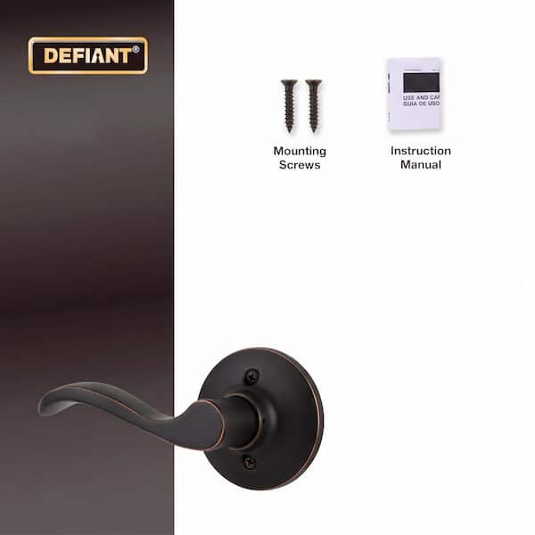 Defiant Naples Aged Bronze Left Hand Dummy Door Handle 32LYEX704BL