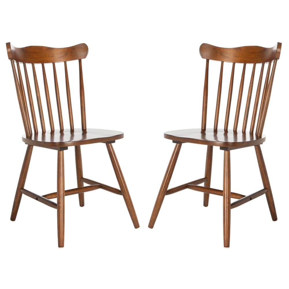 Reeves Wood 17.12 in. Wood Dining Chair (Set of 2)